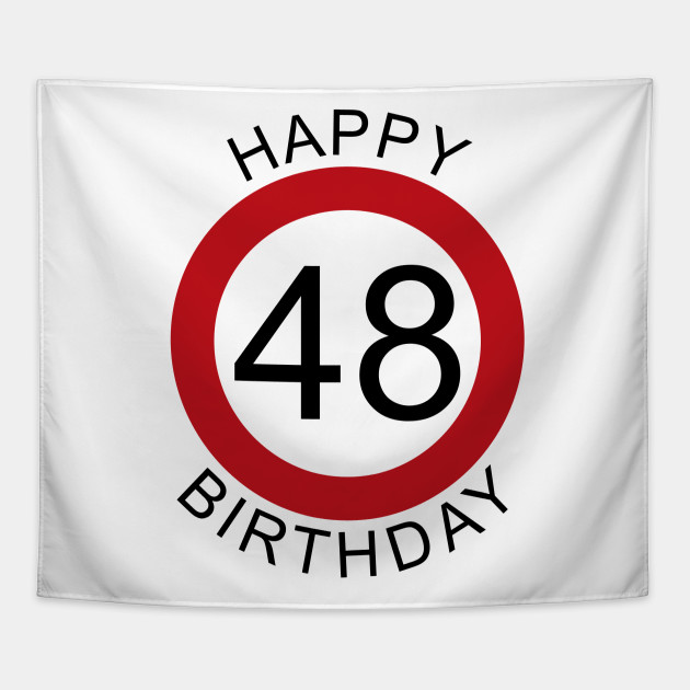 Kostenlose Geburtstagskarte Zum 48 Geburtstag Im Stile Von