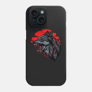 Scar Wolf Phone Case