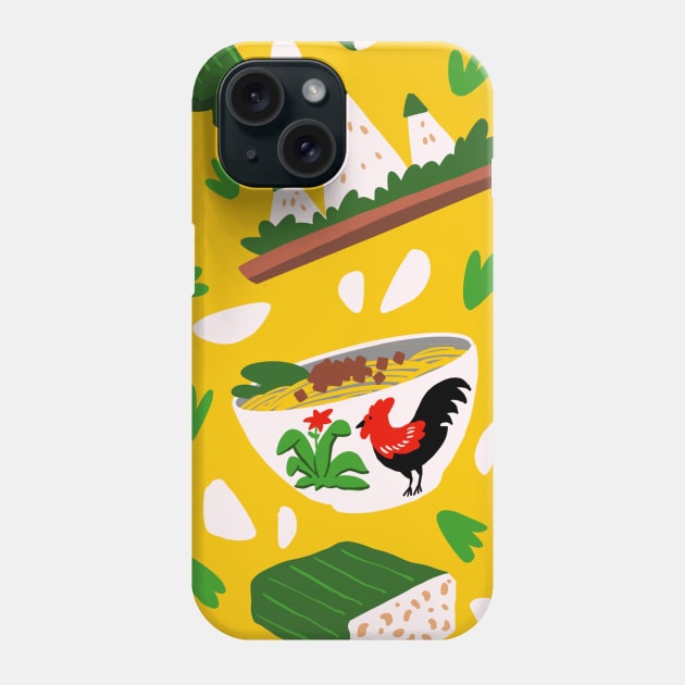 Indonesian foods dishes Phone Case by Yafieg