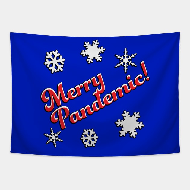 Merry Pandemic Christmas 2020 Tapestry by McNutt