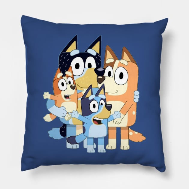 Bluey Family Pillow by MAGANG