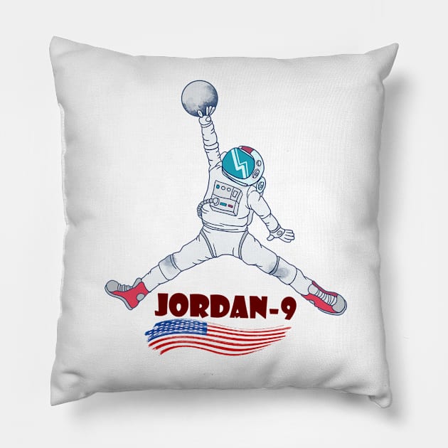 Jordan-9 cool Design Pillow by The Pharaohs