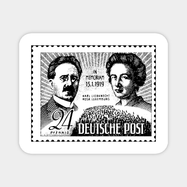 Rosa Luxemburg and  Karl Liebknecht Magnet by truthtopower