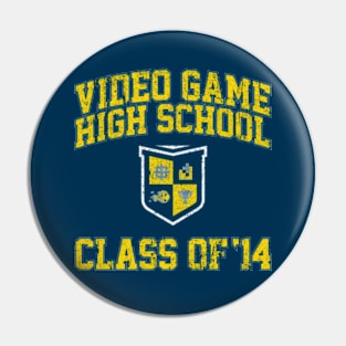 Video Game High School Class of 14 Pin