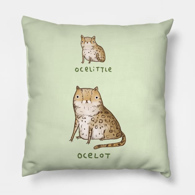 Ocelittle Ocelot Pillow by Sophie Corrigan