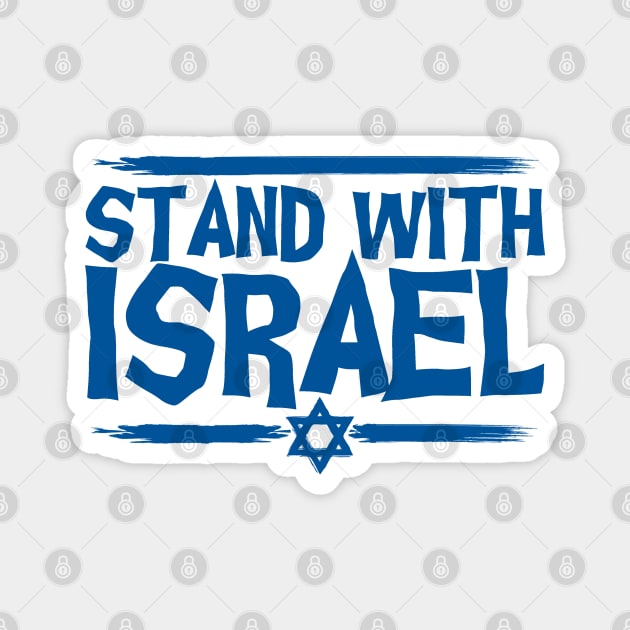 Stand With Israel Magnet by Distant War