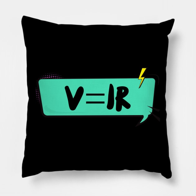 Funny Electrical Equation Pillow by ForEngineer