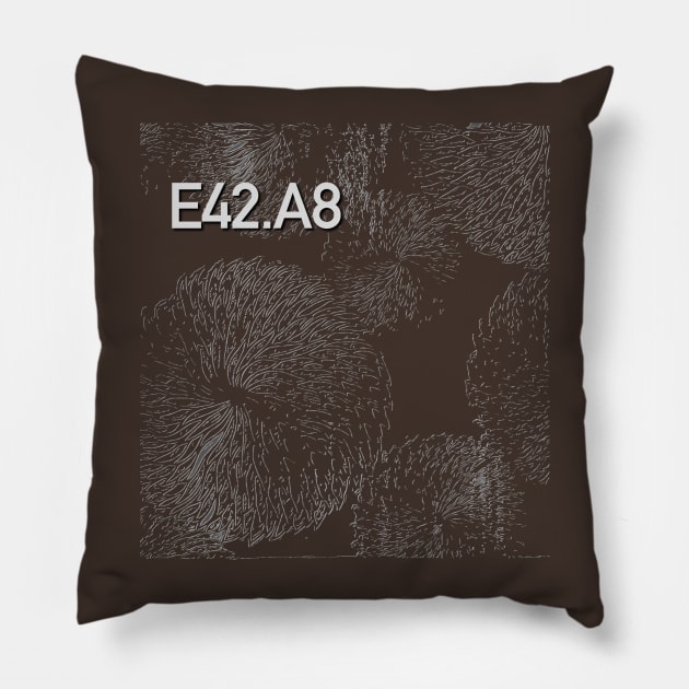 E42.A8 Chrysanthèmes Tour Pillow by iniitu