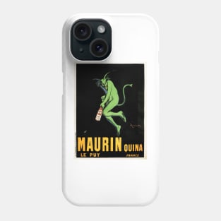 Devil MAURIN QUINA Liquor Absinthe Art Deco France Leonetto Cappiello Phone Case