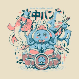The Ocean Boys - Cute Geek Sea Animals Music Gift T-Shirt