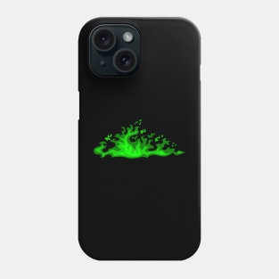 Wide Green Flames Phone Case