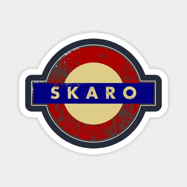 SKARO METRO STATION Magnet by KARMADESIGNER T-SHIRT SHOP