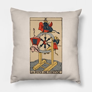 Vintage Tarot Card Fortune Pillow