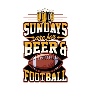 Sundays Are For Beer and Football Tailgating Party T-Shirt