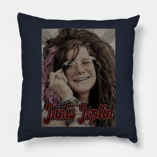 Janis Joplin Classic Pillow