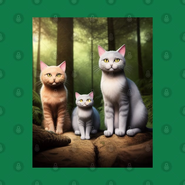 Cat family by Be stronger than your past