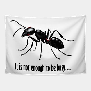 Motivational Ant Art: Busy but Productive Tapestry