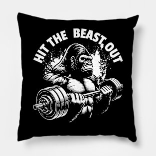 HIT THE BEAST OUT Pillow