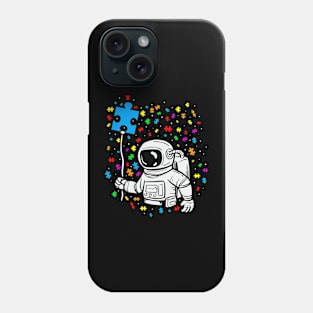 Astronaut Autism Awareness Gift for Birthday, Mother's Day, Thanksgiving, Christmas Phone Case