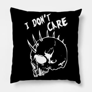 Punk Rock Skull Pillow