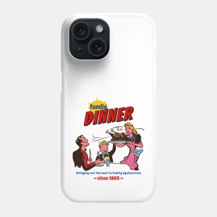 Holiday family dinner Phone Case