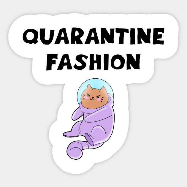 Quarantine Fashion Cat Safe Outfit Cute Astronaut Cat In Space