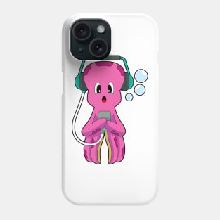 Octopus Headphone Music Phone Case