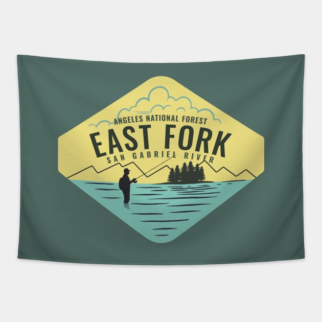 East Fork San Gabriel River Trail Tapestry by Spatium Natura