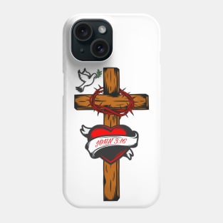 John 3:16 For God So Loved The World Phone Case