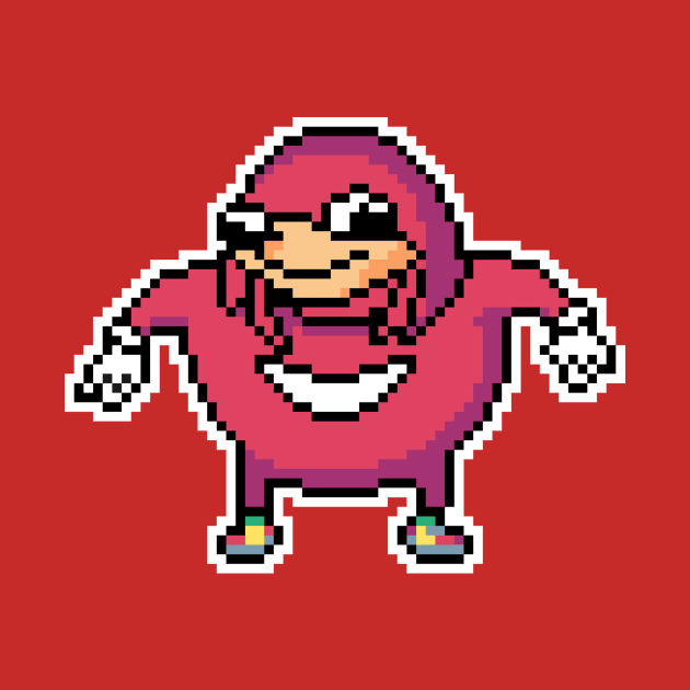 Pixel Uganda Knuckles by Lukaru