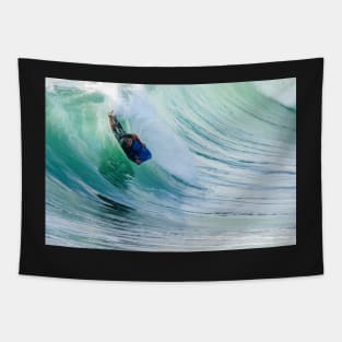 Bodyboarder in action Tapestry