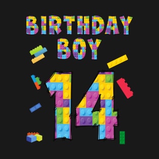 14th Happy Birthday Boy Gift T-Shirt