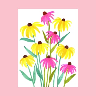 Coneflowers and Black-eyed Susan flowers to delight you :-) T-Shirt