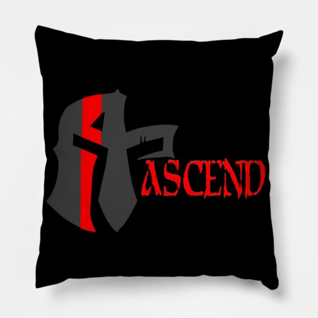 ASCEND Red Line Pillow by Ascension Threads