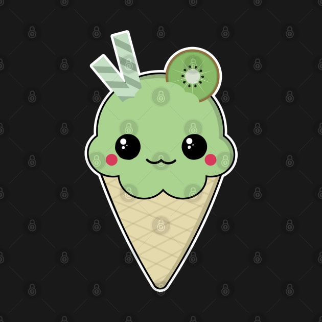 Kawaii Ice Cream by Sasyall