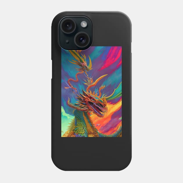 Rainbow Dragon Phone Case by Artieries1