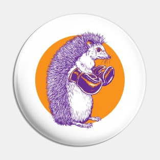 Hedgehog Boxer Pin