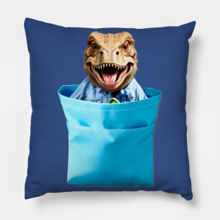 Bag Tyranno Saurus Rex T-Rex Trex Dino Shirt Shirt Pocket Pillow