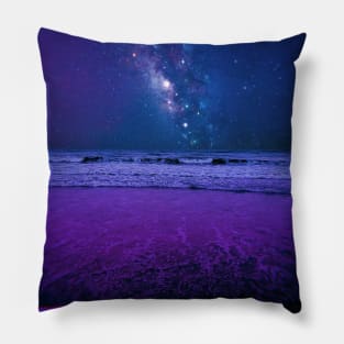 Ocean at night Pillow