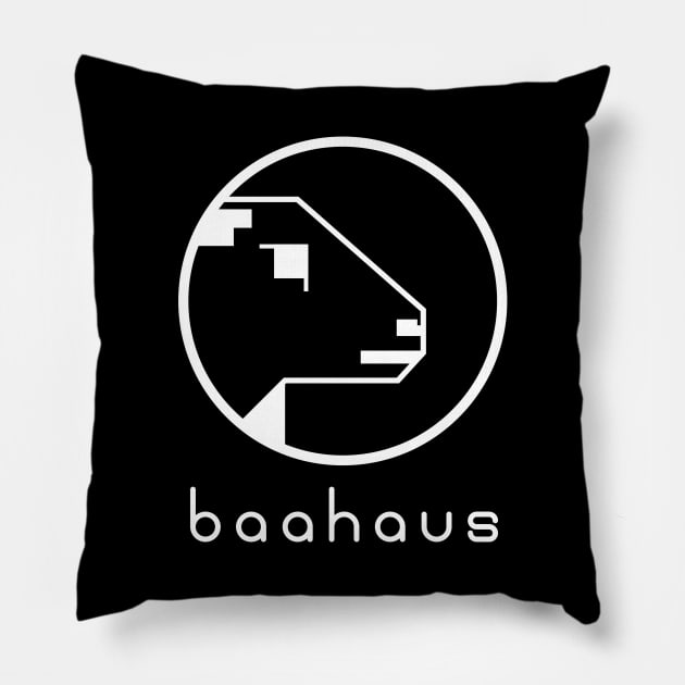 Bauhaus Parody: Baahaus Pillow by EliseDesigns