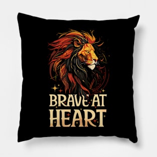 Brave at Heart - Lion - Fantasy Pillow