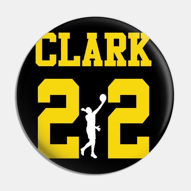 Caitlyn Clark 22 Iowa Girl Pin by mayamaternity