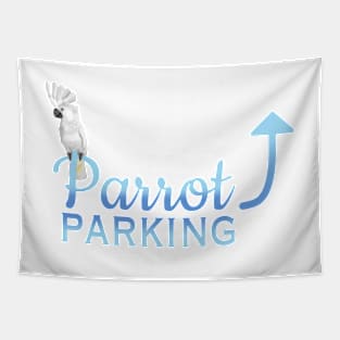 Parrot Parking - Umbrella Cockatoo Tapestry