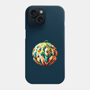 Geometric Melon: Aesthetic Low-Poly Art Phone Case