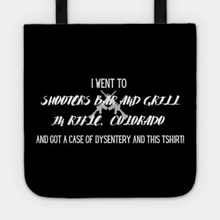 Shooters bar and grill- dark tshirt Tote