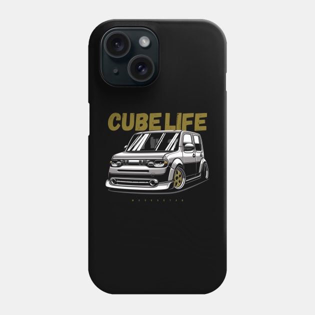 Nissan Cube Phone Case by Markaryan