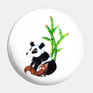 Panda Duo Pin