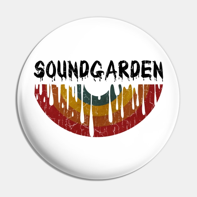 Vinyl Melted Soundgarden Vintage Pin by FUTURE SUSAN