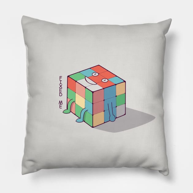 Rubik's Cube Pillow by enimu