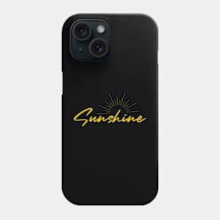 Radiant Rays: Capturing the Essence of Sunshine Phone Case